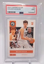 WALKER KESSLER 2022 PANINI CHRONICLES DP ROOKIE #23 PSA 9