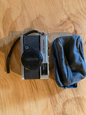 Olympus Trip 35 35mm Point & Shoot Film Camera Manual Focus Silver/Black w/ Case