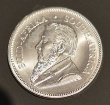 2021  1 oz SOUTH AFRICAN SILVER Krugerrand Coin Uncirculated 