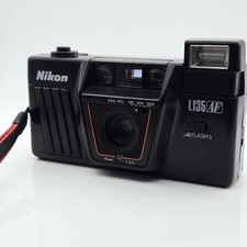 NIKON L135 AF Point & Shoot 35mm Lens 35mm f/3.5 Clean Optically - Film Tested