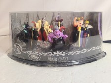 Disney Villains Figurine Play Set 6 Pack Disney Store Exclusive  New