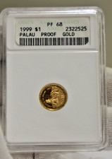 1999 Palua Proof Gold ANACS CACHE PF68 Marine Life Protection