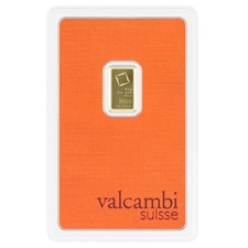 .5 gram Gold Bar - Valcambi Suisse - 999.9 Fine in Assay TRUSTED SELLER