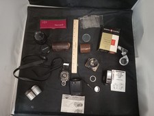 Vintage Lot Camera Filters Lenses Case Tin Film, Photography Accessories