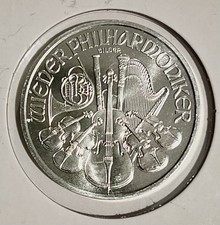 💸  1  - 2008 Austrian Philharmonic 1 oz .999 Fine Silver 1.50 Euro Coins 💸