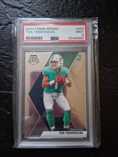 PSA 9 - Panini Mosaic #203 Miami Dolphins Tua Tagovailoa RC.