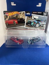 Hot Wheels Premium 1:64 Nissan Skyline GT R BNR32 HKS  Car- 2-Pack New Sealed 