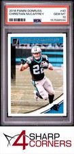 2018 PANINI DONRUSS #40 CHRISTIAN McCAFFREY PANTHERS PSA 10
