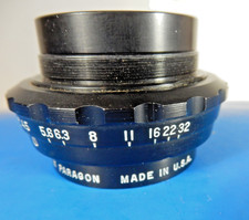 Vintage ILEX PARAGON 6-1/2, f:4.5 Lens, Aperture, Made in the USA, CLEAN