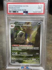 Pokemon TCG 2023 Mabosstiff 218/198 SV01 Illustration Rare Holo EN PSA 9