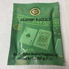 BREAKMINT BLACKJACK PLATINUM CHASE PACK.  $499 Retail