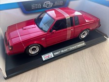 Maisto 1:18 1987 Buick Grand National Diecast Car Red Special Edition