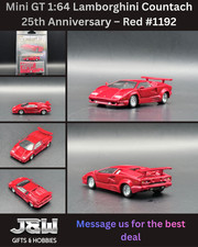 Mini GT Lamborghini Countach 25th Anniversary – Red #1192 1/64