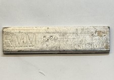 Rocky Mountain Mint Vintage 5.20 oz .999 Silver Bar