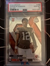 2025 Mosaic Shedeur Sanders Silver PSA 10 #290 (RC)