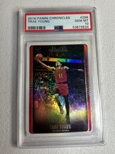 Trey Young Studio Rookie 2018 Chronicles Basketball RC CARD#298 PSA 10 MINT!