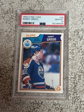 1983 O-PEE-CHEE OPC HOCKEY CARD PSA 10 RANDY GREGG EDMONTON OILERS