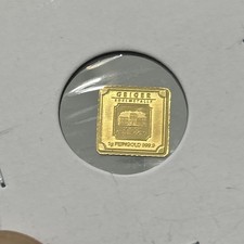 1 gram gold bar Geiger one gram
