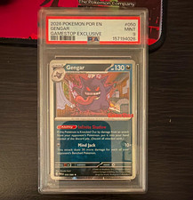 Pokemon TCG Gengar 050/088 GameStop Exclusive Cosmos Holo ENG 130 HP PSA 9
