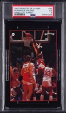 Dominique Wilkins 1987 Gigantes De La NBA Jumbo #59 PSA 5 EX LOW POP RARE