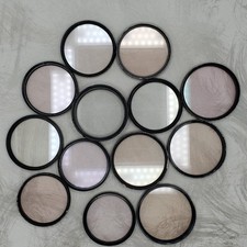 Lot of 13 Vintage Camera Lens Filters 55mm 52mm 49mm Damaged Fronts FREE SHIP
