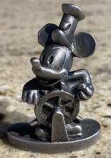 Hudson Pewter Disney Mickey Mouse Figurine 1928 "Steamboat Willie" #4958 NEW NOS
