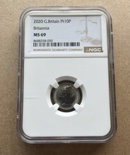 G.Britain 2020 Britannia Platinum 1/10 oz 0.9995 NGC MS69