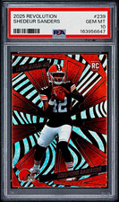Panini Revolution 2025 Shedeur Sanders Rookie RC #239 PSA 10