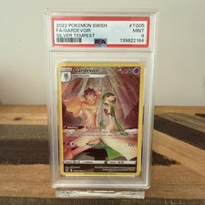 Slab Damage! 2022 Pokemon SWSH Silver Tempest #TG05 FA Gardevoir PSA 9 MINT