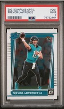 🏈 Trevor LAWRENCE RC *Rated Rookie* PSA 9 2021 Panini Donruss Optic #201 Mint