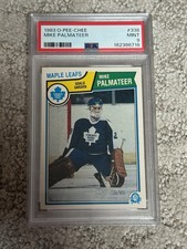 1983 O-PEE-CHEE OPC HOCKEY CARD PSA 9 MIKE PALMATEER TORONTO MAPLE LEAFS