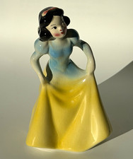 Vintage Disney Snow White Ceramic Figurine Statue Collectible 7” Tall