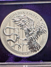 2026 Germania Mint Malta Golden Eagle 1 oz .9999 Silver BU Coin in Capsule