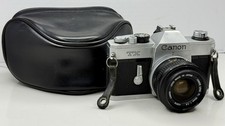 Vintage Canon TX SLR 35mm Film Camera With Canon FL 1:3.5 35mm Lens & Case
