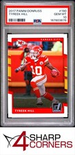 2017 PANINI DONRUSS #190 TYREEK HILL CHIEFS PSA 10