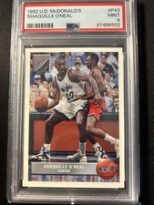 Shaquille O’Neal 1992 Upper Deck McDonald’s PSA 9 Mint RC