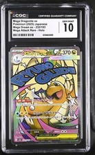 Mega Dragonite EX Japanese 232/193 Mega Attack Rare Holo CGC Gem Mint 10
