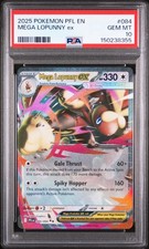 PSA 10 Mega Lopunny EX 084/094 Pfl En-Phantasmal Flames Pokemon