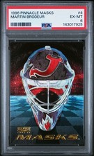 1996-97 PINNACLE MASKS #4 MARTIN BRODEUR PSA 6