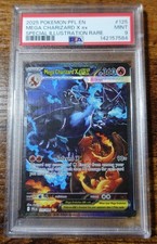 Mega Charizard X ex 125/094 PSA 9 SIR Phantasmal Flames 2025 Pokemon Card Graded