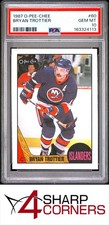 1987 O-PEE-CHEE #60 BRYAN TROTTIER ISLANDERS HOF PSA 10
