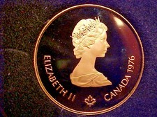 1976 Canada $100 22K Gold Coin, MONTREAL OLYMPICS. 1/2 Oz Pure Gold!
