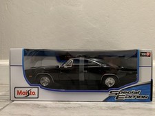 Maisto 1:18 Diecast Special Edition  1969 Dodge Charger R/T BLACK NEW