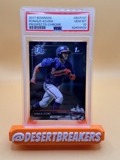 2017 RONALD ACUNA Jr. 1st Bowman Chrome Rookie RC GEM MT PSA 10 🔥