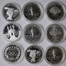 Various U.S. Mint $1 Silver Commemorative Coins