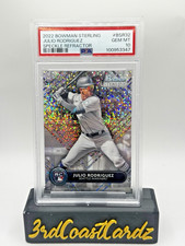 Julio Rodriguez 2022 Bowman Sterling Rookie #BSR32 Speckle Refractor /99 PSA 10
