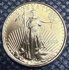 1999 $5 American Gold Eagle 1/10 oz Fine Gold AGE Raw Sigma Verified