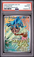 PSA 10 Hitmontop 240 Illustration Rare Ascended Heroes Pokemon
