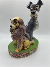 Jim Shore Disney Traditions Opposites Attract Lady and The Tramp Figurine