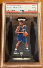 2017-18 Panini Prizm Donovan Mitchell RC Rookie #117 PSA 9 MINT Jazz
